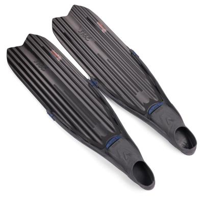 China Hot Selling Comfortable And Effortless TPR Fishing Fin Diving Long Fins For Adult for sale