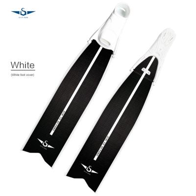 China DRS System Fin For Sale Free Diving Cheap Swimming Professional White Fins for sale