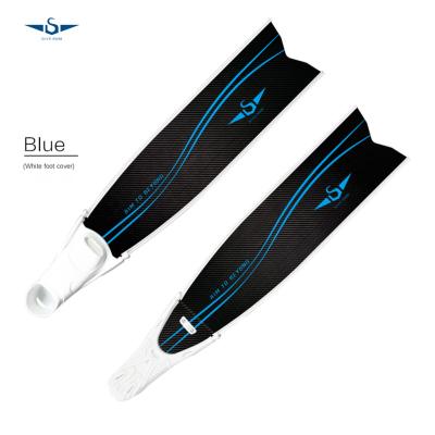 China Comfortable And Durable High Purity Carbon Fiber Freediving Fin Small Fins for sale