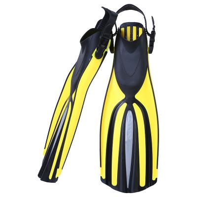 China Professional Adjustable Strap Adult Deep Diving Freediving Fins Scuba Fins for sale