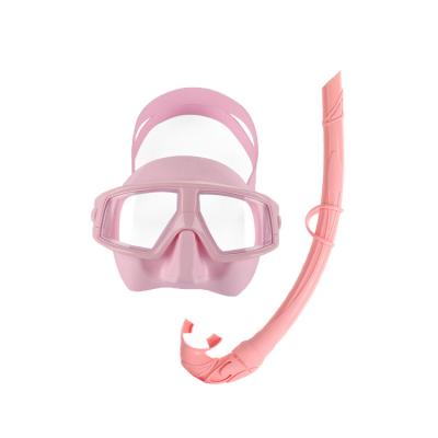 China Hot sale high quality comfortable silicone snorkeling mask anti-fog/Anti-UV/durable and freediving set of snorkel gear sets scuba diving equipment for sale