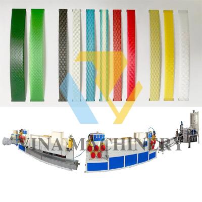 China Bar PET Strap Band Extrusion Line / PET Wrapping Belt Making Machine Full Automatic / PP Tie Production Line for sale