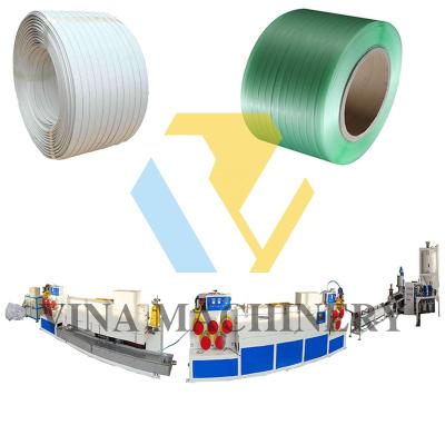 China Bar PET Strap Making Machine / Package PET Strap Strip Extrusion Line for sale