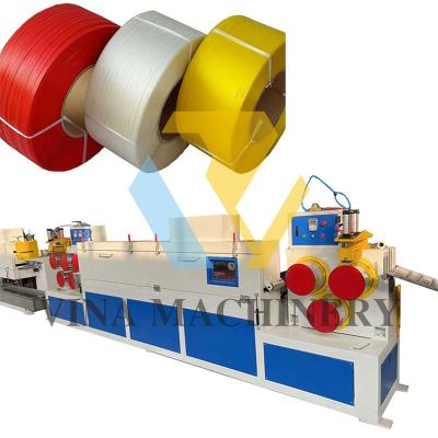 China bar PET strap machine/PET package strap strip extrusion line/Plastic PET strap making factory for sale