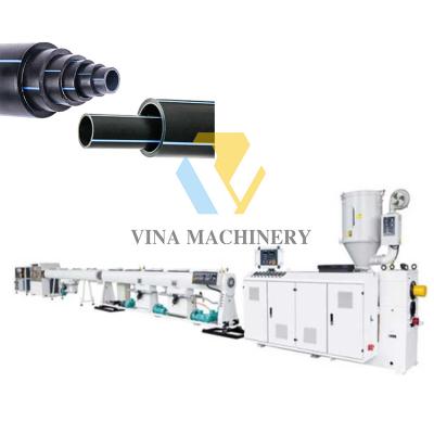 China Indoor Wire Drain Pipe Production Line / Plastic Manufacturing Machine / Extruder for sale