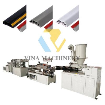 China Wire PVC Cable Trunking Profile Machine PVC Profile Making Machine Extrusion Production Line for sale