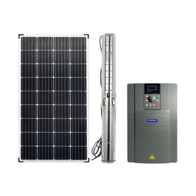 China High Quality Agricultural Irrigation Off Grid Solar Water Pump System Agricuiture Kit Intelligent Hybrid Submersible Pumping for sale