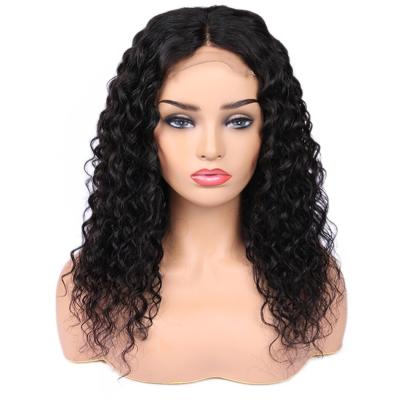 China Water Wave Lace Front Wig Cuticle Aligned Brazilian Swiss Pre Plucked 16 30 Inch 4*4 Virgin Hair Cheap Lace Closure Wigs Glueless for sale