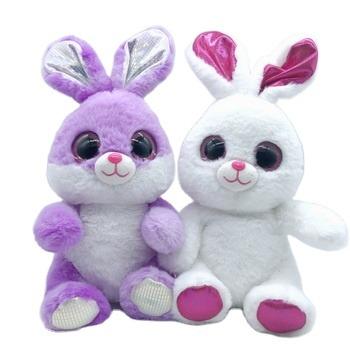 China Funny Toy Two Toy Rabbit Amazon Hot Selling Electric Stuffed Plush Toy Bunny Early Education Toys That Can Sing And Record Present for sale