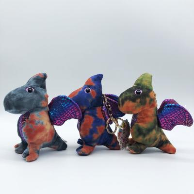 China Hot Selling High Quality Dragon Shape Plush Toy New Soft Pendant Toy Laser Wings Canvas Dinosaur Design Cloth Dinosaur Plush Toy Popular Toy for sale