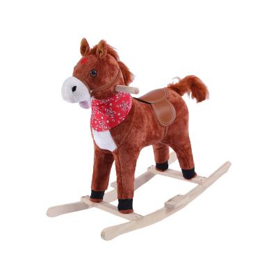 China Ride On Toy Agreat Economical Ride For Kids Plush OEM/ODM Stuffed Ride On Wheels Animals Unicorn Rocking Horse Ride On Toy Animals For Kids for sale