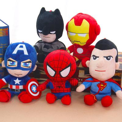 China Cute Spiderman America DC and Movie Heroes Doll Iron Man Iron Man Plush Stuffed Toys Cute Gifts for sale