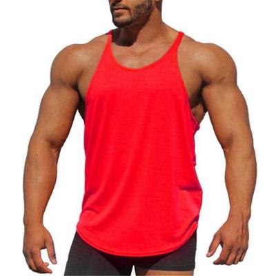 China QUICK DRY Cheap Custom Sleeveless T-Shirt Singlets for Men Cotton Plus Size Men's Tank Tops for sale