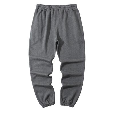 China Anti-wrinkle Plus Size Men's Pants Cotton Sweat Track Casual Sport Outdoor Men 100%Cotton Jogger Hombre Pantalon for sale