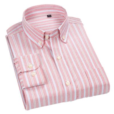 China Anti-pilling China Manufacture 100% Cotton Formal Oxford Shirts Custom Long Sleeve Men Work Shirt for sale