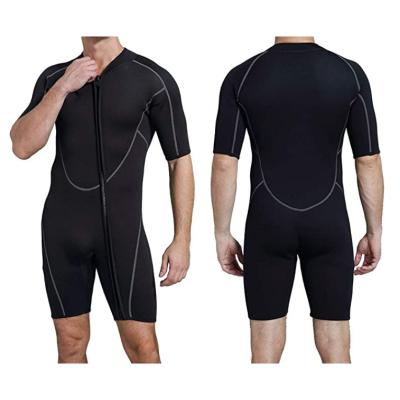 China Anti-UV Zipper Front Mens Wetsuit Shorts Water Sport Shorts 3mm Wetsuits For Swimming Surfing Snorkeling Diving for sale