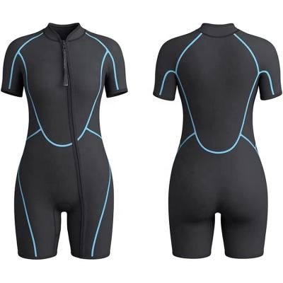 China Custom Logo Anti-UV 2 mm 2.5 mm Shorts Swim Suite Neoprene Small Women Surfing Wetsuit for sale