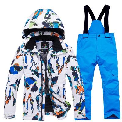 China Warm Windproof Kid's Ski Suits Breathable For Snowboarding Baby Snow Waterproof Pants And Jackets For Boys And Girls for sale