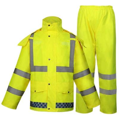 China Waterproof Mesh Striping ANSI class2 Reflective Safety Vest Work Jacket Safety for sale