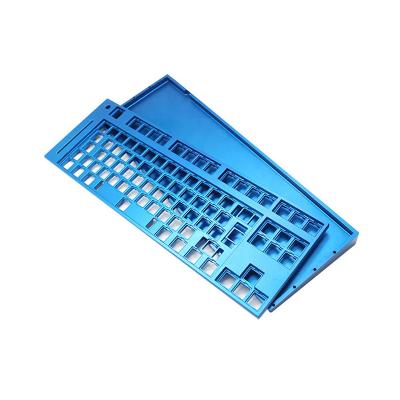 China Factory High Precision Brass Sheet Metal Stamping Aluminum Anodized Custom Machining CNC Keyboard for sale