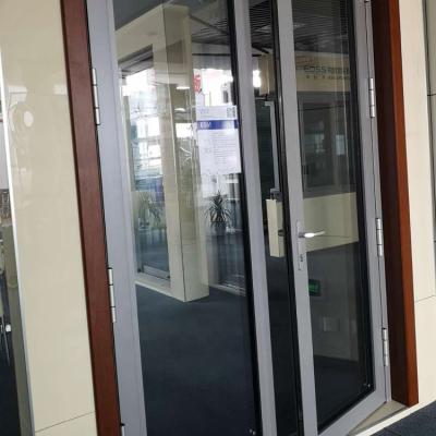 China Modern commercial and civil aluminum door and windows with tempered glass for sale