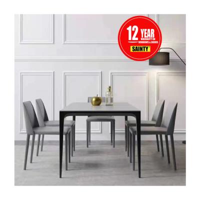 China Aluminum table and chair of high quality modern furniture dining table for sale