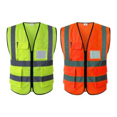 China Work Reflective Protective Vest High-Vision Safety Reflective Clothing Work Outdoor Jacket Vest for sale