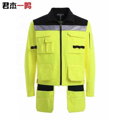 China High-vision Reflective Windproof Custom Waterproof Rainwear Working Workwear Safety Jacket Reflective Workwear for sale