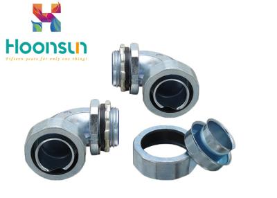 China 90 Degree Flexible Conduit Connector Standard Size Shipping Flex Conduit Fittings for sale