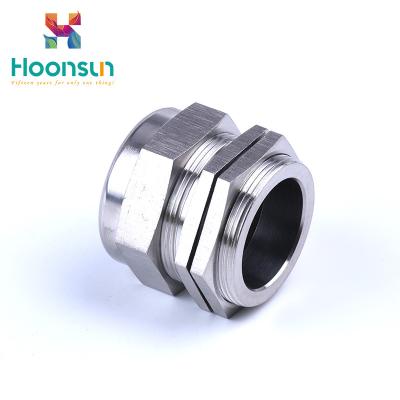 China PG16 SS304 Metal Cable Gland Stainless With NBR Hermetic Seal For Cable for sale