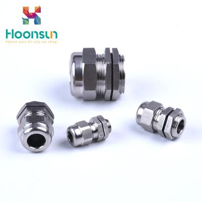 China IP68 PA66 Claw Stainless Steel Cable Gland NPT Threads Anti Alkali for sale