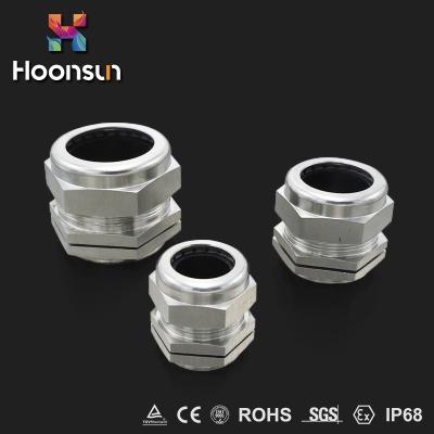 China SS304 Stainless Cable Gland Fireproof For Sealing Parts With NBR Hermetic Seal for sale