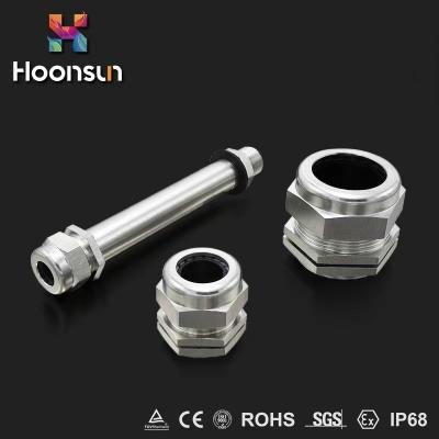 China SS316 Stainless Cable Gland Fireproof For Sealing Parts With NBR Hermetic Seal for sale