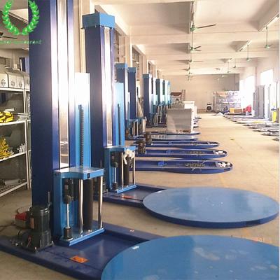 China 2020 good quality food film pallet wrapping machine with scale for sale