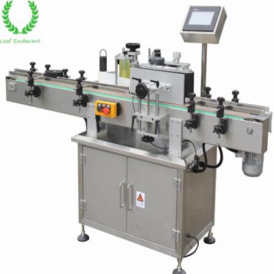 China New TBJ-100 Automatic Vertical Food Round Bottle Adhesive Label Machine for sale