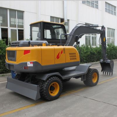 China Hydraulic Excavator 7T Truss Wheel Machine for sale