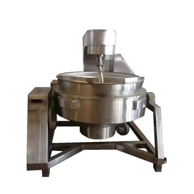 China Factory automatic tilting jacketed kettle/gas jacketed cooking wok/planetary stirring pot with stirrers for sale