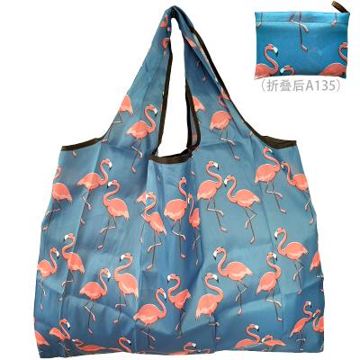 China Fashion Reusable Tote Bag Waterproof Foldable T-Shirt Bag Large Size Shopping Shopping Bags Handbags for sale