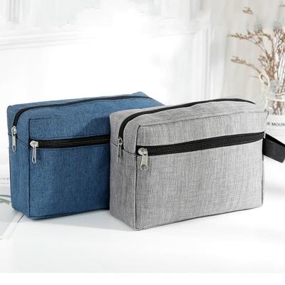 China Fashion Fashion Handbag For Washing Waterproof Toiletry Kit Cosmetic Bags Double Layer Pocket Men Multifunctional Travel Male Storage for sale