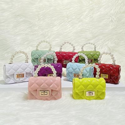 China 2021 Fashion PVC Luxury Colorful Red Cross - Ladies Small Mini Women Handbags Shoulder Kid Jelly Coin Purses And Bags Jelly Bag Body Purse for sale