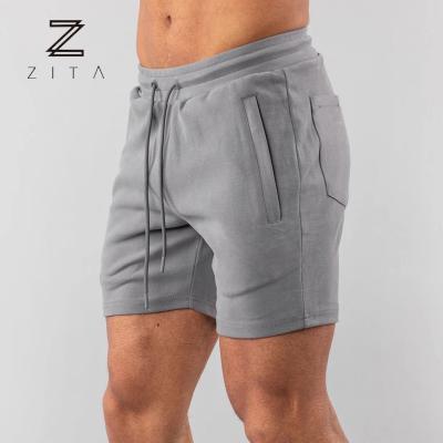 China Breathable Custom Softer Cotton Fleece Liner Mens Activewear Stretch Fitted Short Length Sweat Pants Male Gym Shorts for sale