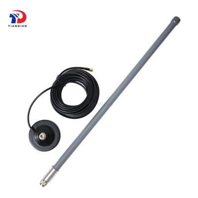 China Long Range Strong Magnetic Base Lora 868M 915M 433.92Mhz FRP 433M Outdoor Fiberglass Antenna Dia 20*630mm for sale