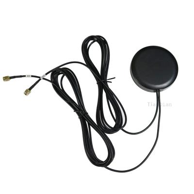 China High Gain External Adhesive Mimo 2x2 Combination Aerial Mount Lte 4G Gps Combo Antenna WiFi Dia81*15mm for sale