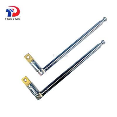 China Factory direct sales omni 5 section FM radio external rotatable stretch rod Min.86mm telescopic antenna Max.300mm for sale