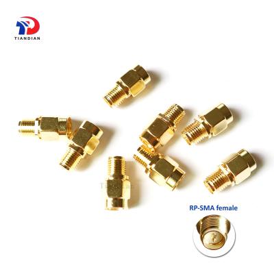 China High Quality Wireless Antenna 50ohm RF Antenna RP-SMA Male RF Coaxial Copper Connector for sale