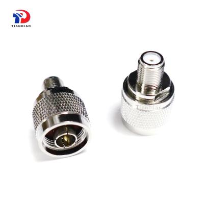 China High Quality Wireless Antenna Connector F British Antenna Female To N Male N Female Copper Adapter for sale