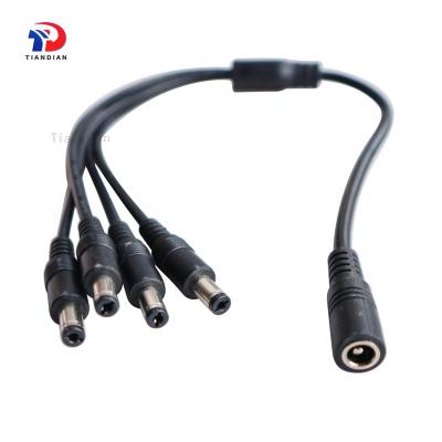 China Direct Line A DC Power Cable 12V Male Female Male Female Cord Cord Adapter Camera DC Pure Copper DC Surveillance Line for sale