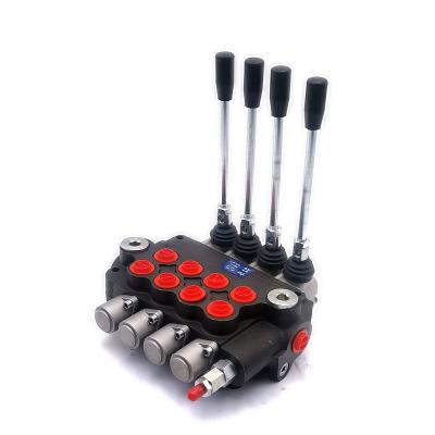 China P80-4 Manual Hydraulic Multiple Directional Control Valve For Agricultural Machinery OEM Quick Customization for sale