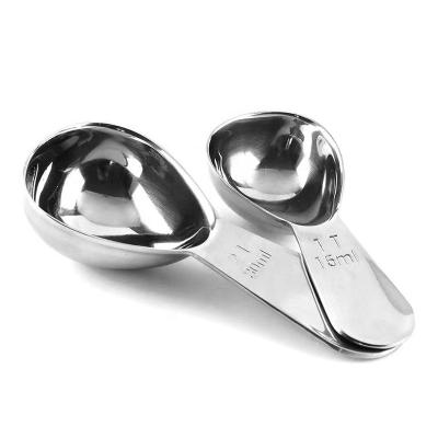 China Eco - Friendly Recycle 18/8 Stainless Steel Coffee Measuring Scoop for sale