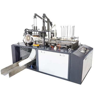 China food & Factory CHJ - D60 Paper Beverage Lunch Box Forming Machine-to-Machine Driving and Heat Sealing for sale